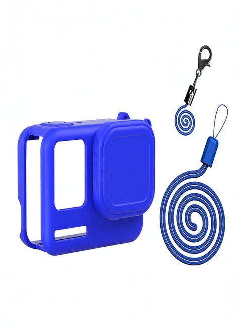 طقم حماية كاميرا سيليكون aMagisn AC19، يتضمن حافظة حماية للكاميرا + غطاء عدسة + حزامين، متوافق مع كاميرا Insta 360 Ace Pro